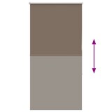 thumbnail of vidaXL Verdunkelungsrollo Kaffeebraun 85x130cm Stoffbreite 80,7 cm