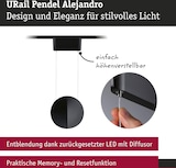thumbnail of Paulmann URail Pendel 3-Step-Dim Alejandro  800lm 10W 4000K dimmbar 230V Schwarz matt 94970