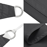 thumbnail of Voile de parasol tissu oxford rectangulaire 2x3,5 m anthracite Modèle Terrasse Siesta
