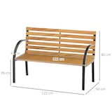 thumbnail of Outsunny Panca in Legno 2 Posti Panchina da Esterno Giardino Balcone