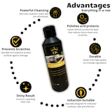 thumbnail of Induction Kings® 4-IN-1 Induktionskochfeldreiniger – 250 ml – Schützt vor Kratzern, entfernt hartnäckige Flecken, poliert und pflegt – Made in NL