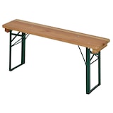 thumbnail of METRO PROFESSIONAL Juego de mesa y bancos de 3 piezas, madera de pino/acero, 1 mesa, 2 bancos, marrón/verde natural