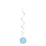 thumbnail of 6 Swirl Girlanden blau & silber Zahl 90
