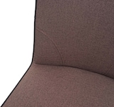 thumbnail of Décoshop26 - Barhocker mit Fußstütze aus Stahl und braunem Stoff modernes Design 04_0005287