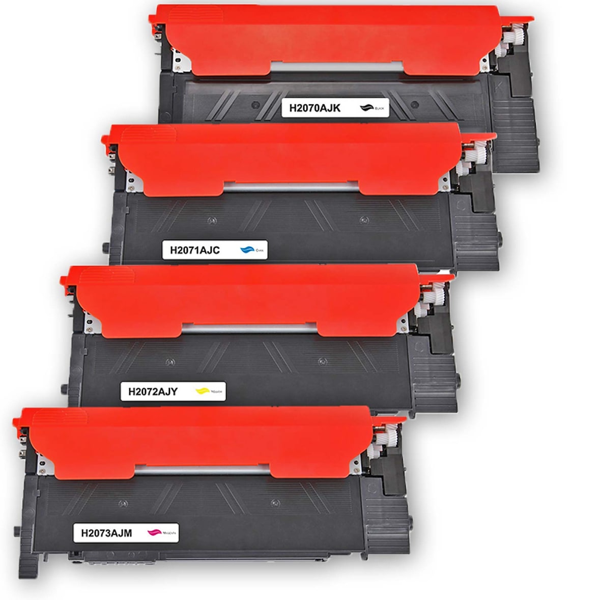 4 XL-Toner kompatibel für HP Color Laser 150 nw - 117A XL W2070A W2073A Komplettset (1.500/1.300 Seiten)