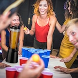 thumbnail of Relaxdays Biersäule mit Zapfhahn, 2,5 l, Getränkespender mit Kühlung, Biertower Garten, Zapfsäule, transparent/schwarz