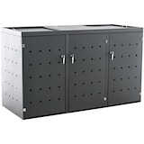 thumbnail of 3er Mülltonnenverkleidung Nelli anthrazit