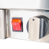 thumbnail of Romux® Gaufrier Électrique Professionnel Double de Table en Acier Inox 61x33 cm | Plaques de Cuisson en fonte en Fonte - 8 Gaufres Carrées - 4000 W