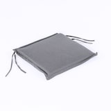 thumbnail of Cojín para sillas de jardín estándar Olefin color gris, Tamaño 40x42x3 cm, No pierde color, Desenfundable