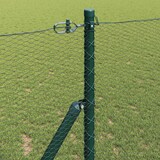 thumbnail of vidaXL Zaunpfosten Grau 50 x 1,2 m (13 mm Gitter) Stahl und PVC