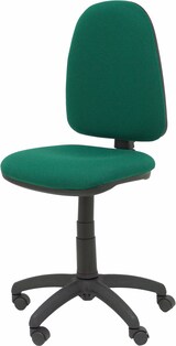 thumbnail of Chaise Ayna avec mécanisme de contact permanent et tissu vert bouteille
