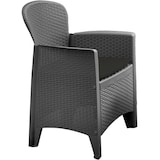 thumbnail of Set Akita Salottino con 2 Poltrone e Tavolino Antracite in Polipropilene