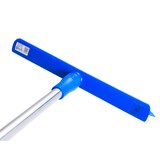 thumbnail of Profi Industrie Hygiene Wasserschieber Wasserabzieher 40cm Breit blau mit Stiel Aluminiumstiel 145cm Lang einteilig Gummi Abzieher