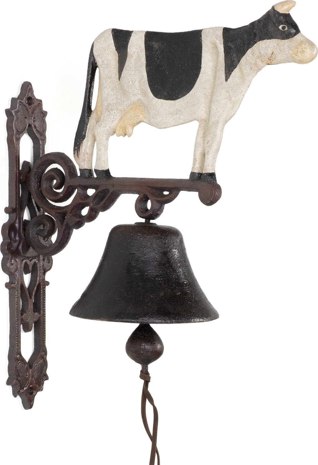 Moritz Türglocke Glocke Kuh Guß Antik Stil schwarz weiß Retro Schelle Bauernhof Klingel