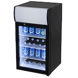 thumbnail of Gastro-Cool - Werbekühlschrank - klein - schwarz/weiß - LED - GCDC50