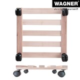 thumbnail of WAGNER Pflanzenroller PALETTI 34 x 34 x 8 cm, für den Innenbereich, Buche natur, Tragkraft 100 kg, EU Ware - 20033569