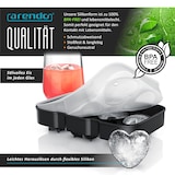 thumbnail of Arendo Eiswürfelform 6x Herzform sechsfach, temperaturbeständig, bis -40°C, (1-tlg), leicht zu lösen, für Cocktails, Obstsaft, Whisky