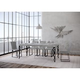 thumbnail of Ausziehbare Konsole 90x40/300 cm Karamay Premium Cement Anthrazitrahmen