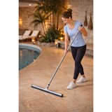 thumbnail of Wasserschieber Wasserabzieher 45 cm Breit mit Teleskopstiel max. 200cm Lang verstellbar ausziehbar Gummischieber Abzieher