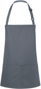 thumbnail of Short Bib Apron Basic with Buckle and Pocket: One Size / Sand