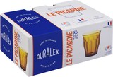 thumbnail of Duralex 1027DB06C1111 Picardie Vermeils Trinkglas, Wasserglas, Saftglas, 250ml, Glas, bernstein, 6 Stück