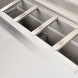 thumbnail of Stalgast Starline Saladette, 2-türig, GN 1/1, Aufnahme 5x GN 1/6, 900x700x1000 mm (BxTxH) (KT4319240)