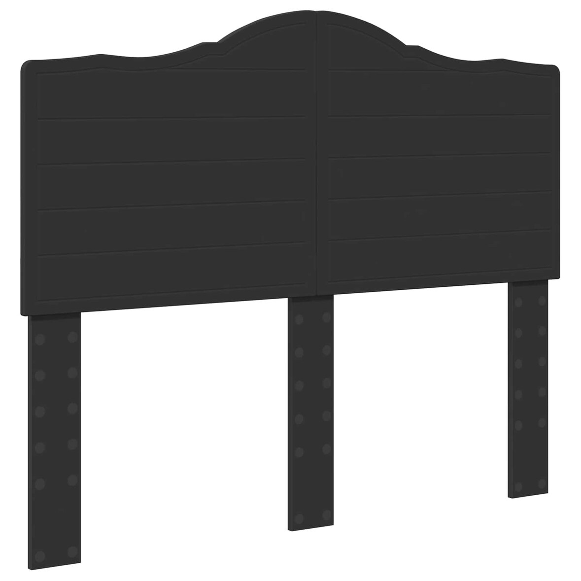 vidaXL Kopfteil Schwarz Eichen-Optik 120 cm Holzwerkstoff
