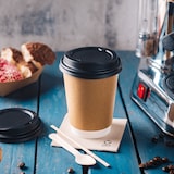 thumbnail of BIOZOYG 50 Stück Einwegdeckel Ø 90mm, schwarz  CPLA Bio Plastikdeckel Kaffeedeckel kompostierbar, biologisch abbaubar, umweltfreundlich