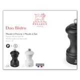 thumbnail of PEUGEOT Mühlenset BISTRO 10cm Pfeffermühle Schwarz Salzmühle Weiß Stahlmahlwerk
