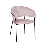 thumbnail of SalesFever Stuhl | mit Rückensteppung | Samt | B 55 x T 50 x H 80 cm | Rose