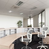 thumbnail of Silla de trabajo TOP WORK 108 W Tejido de malla/Tela gris hjh OFFICE