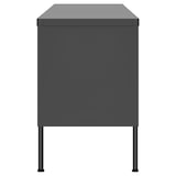 thumbnail of Mueble para TV de acero gris antracita 105x35x50 cm