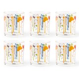 thumbnail of Excelsa Set Von 6 Wasserglas Dripping Glas 25 Cl Bunt