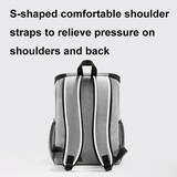 thumbnail of Sac À Dos Ordinateur Grande Capacité Résistant À L'eau Confortable 15 Pouces Gris YONIS