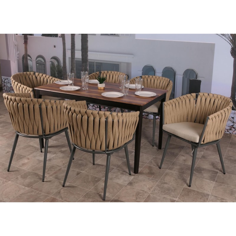 LEWE Set Di 2 Sedie Sala Da Pranzo, Sedie Da Cucina Con Schienale Alto In Tessuto Beige 87183911