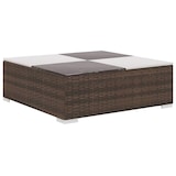 thumbnail of vidaXL 8-delige Loungeset met kussens poly rattan bruin
