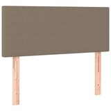thumbnail of vidaXL Boxspringbett mit Matratze & LED Taupe 80x200 cm Stoff