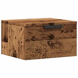 thumbnail of vidaXL Wand-Nachttisch Altholz-Optik 34x30x20 cm