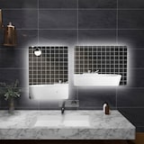 thumbnail of kleankin Specchio Bagno con LED Regolabili e Antiappannamento 70x50cm