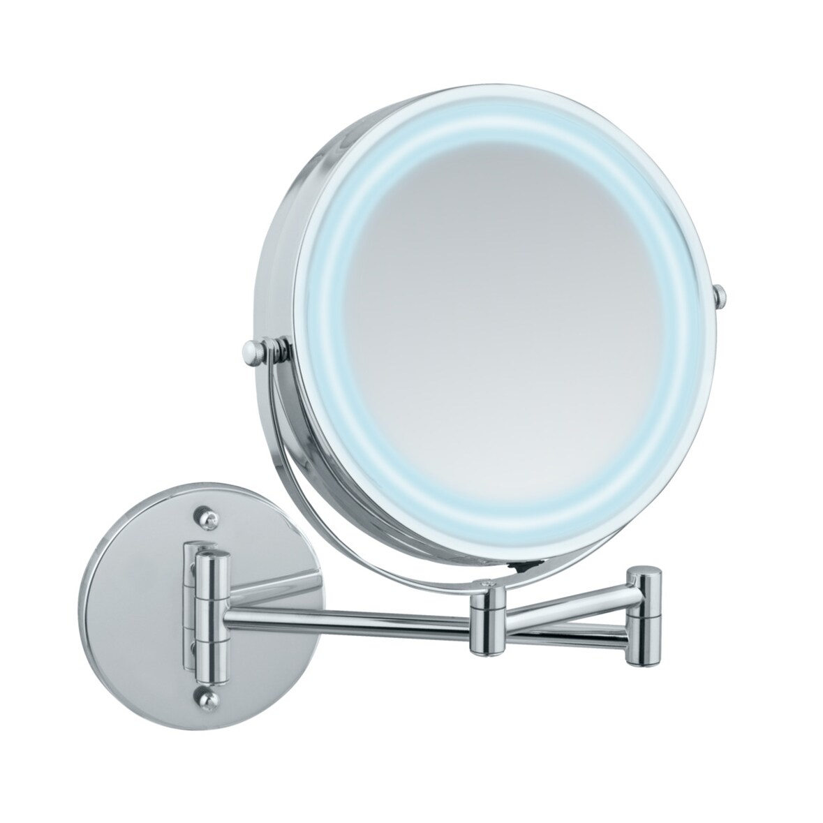 WENKO Power-Loc® LED Wandspiegel Lumi