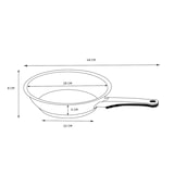 thumbnail of ECOVITAM – Poêle Inox 18/10 – Diamètre 28cm – Tous feux dont induction – Fabriqué en Italie