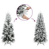thumbnail of vidaXL Künstlicher Weihnachtsbaum Schlank mit Schnee 240 cm PVC & PE