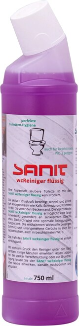 thumbnail of SANIT WC Reiniger flüssig 750 ml