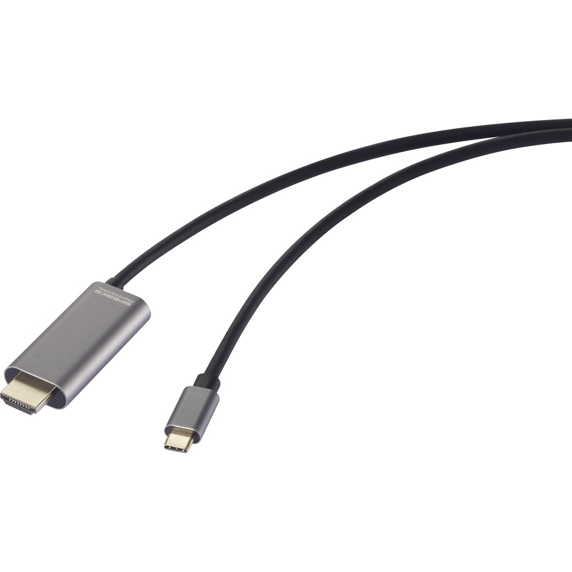 SpeaKa Professional USB-C® / HDMI Adapterkabel USB-C® Stecker, HDMI-A Stecker, USB-C® Buchse 1.00 m
