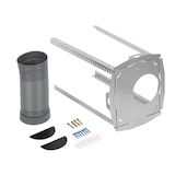 thumbnail of Structura Inselabzugshaube Abluft 641 m³/h max. LED-Licht Edelstahl Schwarz