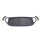 thumbnail of Cheffinger Grillplatte 47cm Aluguss Induktion Bratplatte BBQ Grill braten Plancha aus Aluminium