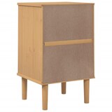 thumbnail of vidaXL Nachttisch SENJA Rattan-Look Braun 40x35x65cm Massivholz Kiefer