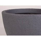 thumbnail of Pflanzkübel `Stone` 50xH39cm Steinoptik Übertopf Blumengefäß rund grau Grau 50