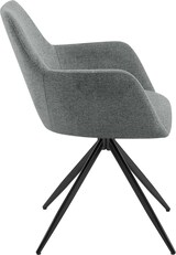 thumbnail of Esszimmerstuhl PELON - Stoff Grau 56x62x81 cm | Essstühle Esszimmerstühle Küchenstühle Wohnzimmerstühle