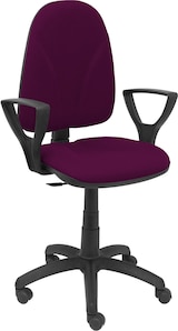 thumbnail of Cadeira Algarra e anatómica com mecanismo de contacto permanente e tecido BALI roxo (INCLUI BRAÇOS FIXOS)